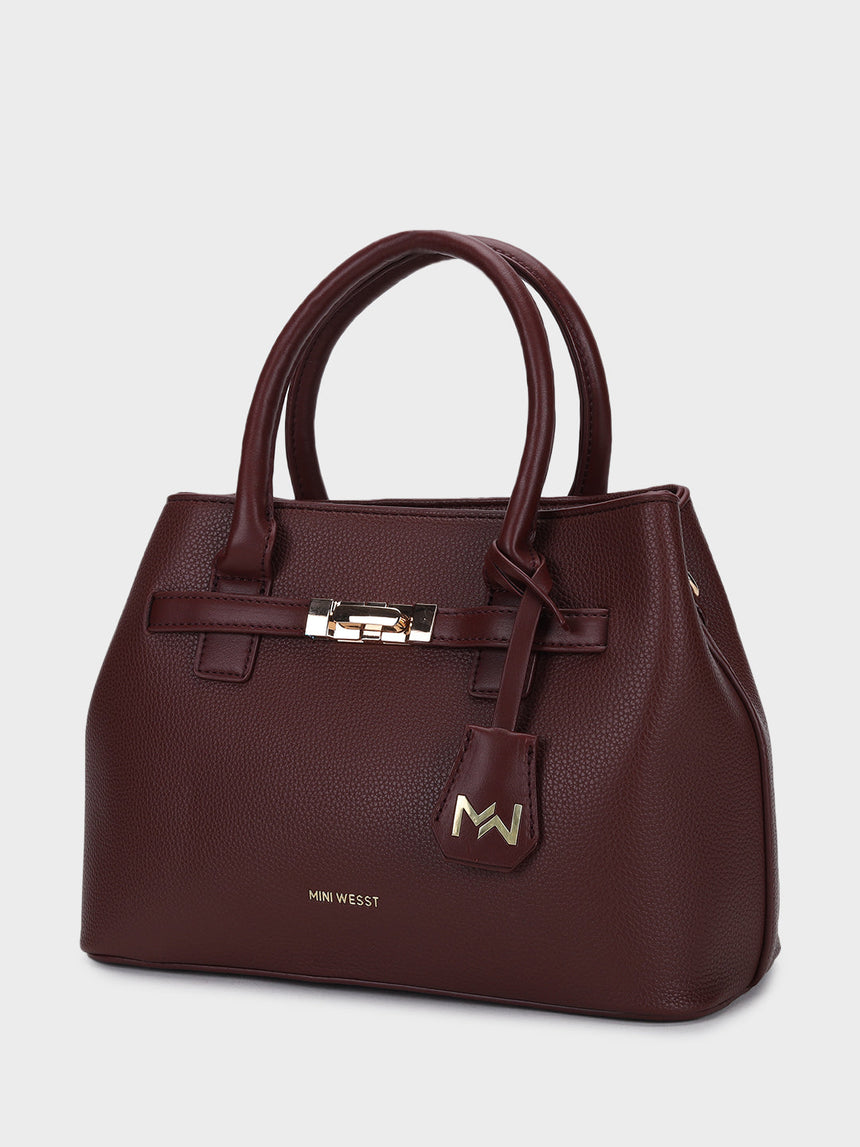 Zurich Maroon Handbag
