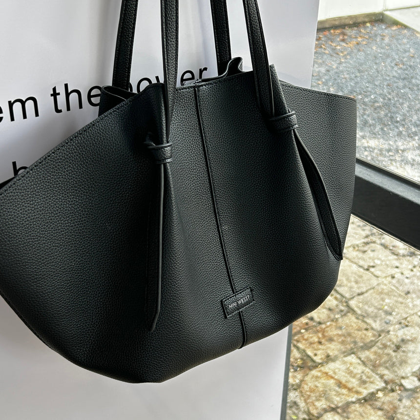 Daisy Black Totebag