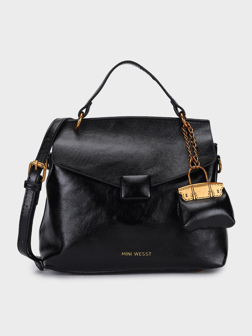 Zaria Black Handbag