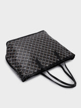 Yara Black Tote Bag With Pouch