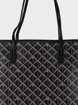 Yara Black Tote Bag With Pouch