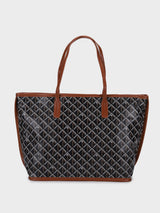 Yara Brown Tote Bag With Pouch