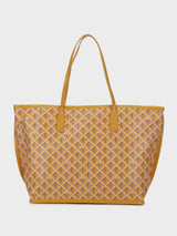 Yara Yellow Tote Bag With Pouch
