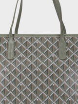 Yara Grey Tote Bag With Pouch
