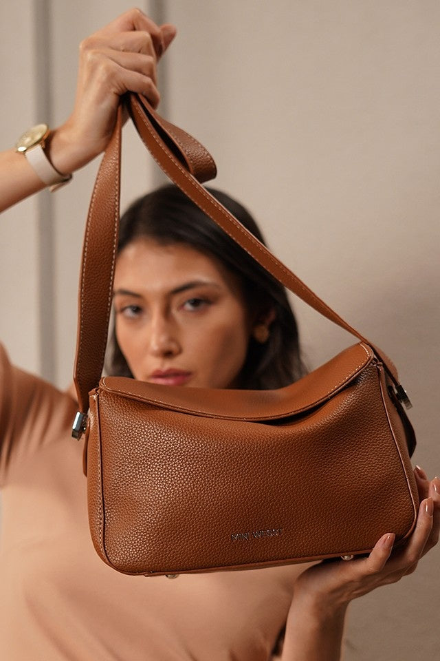 Leia Brown Sling Bag
