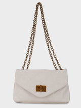 Elisa White Sling Bag