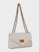 Elisa White Sling Bag