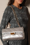Elisa Silver Sling Bag