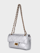 Elisa Silver Sling Bag