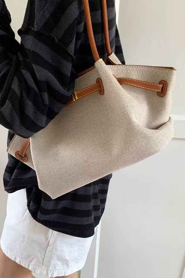 Hana Khaki Tote Bag
