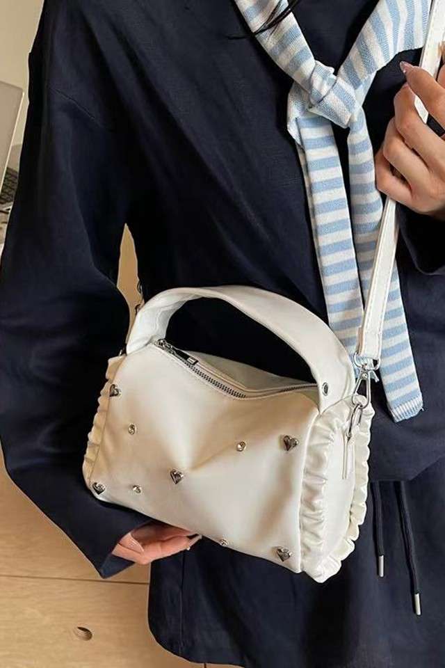 Linda White Sling Bag