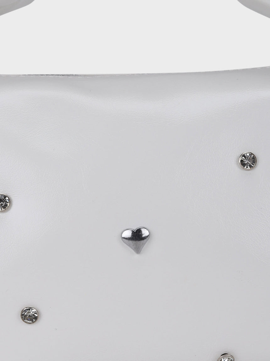 Linda White Sling Bag