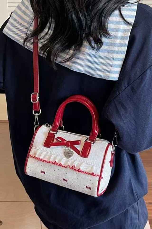 Rene White Sling Bag
