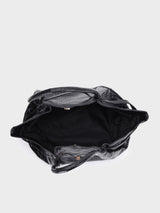 Hana Black Croco Totebag