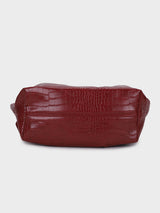 Hana Red Croco Totebag