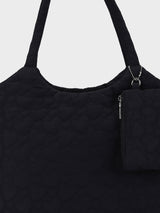 Hearts Black Dora Totebag With Pouch