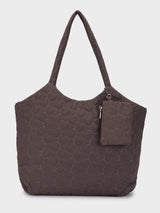 Hearts Dark Grey Dora Totebag With Pouch