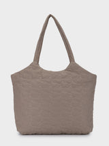 Hearts Beige Dora Totebag With Pouch