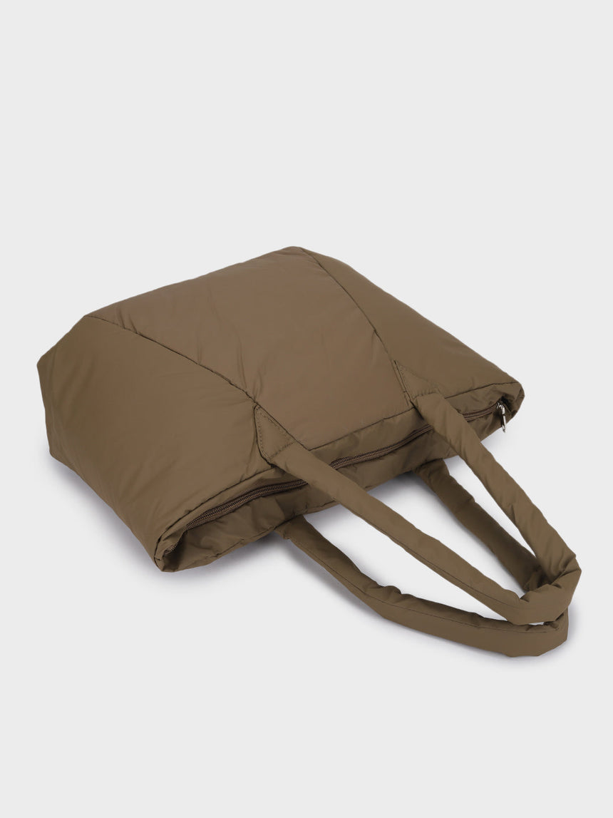 Puffer Brown Dora Totebag
