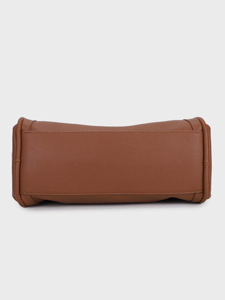 Elosa Tan-Brown Handbag