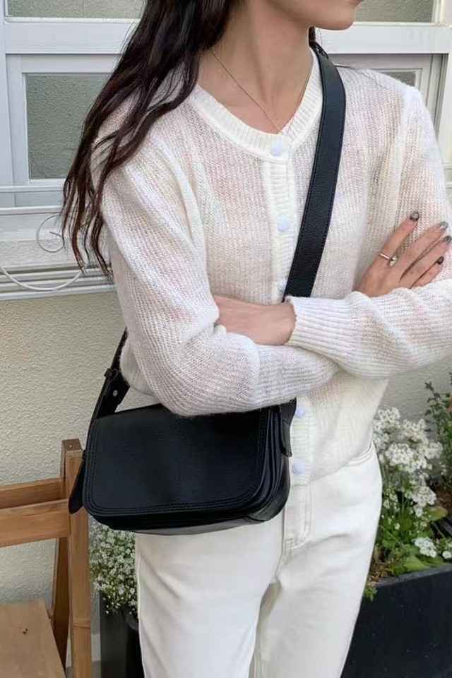 Bruges Black Crossbody Slingbag