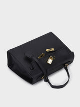 Sharon Black Birk Handbag