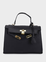 Sharon Black Birk Handbag