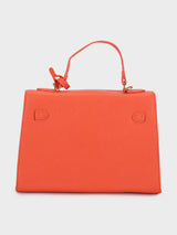Sharon Orange Birk Handbag