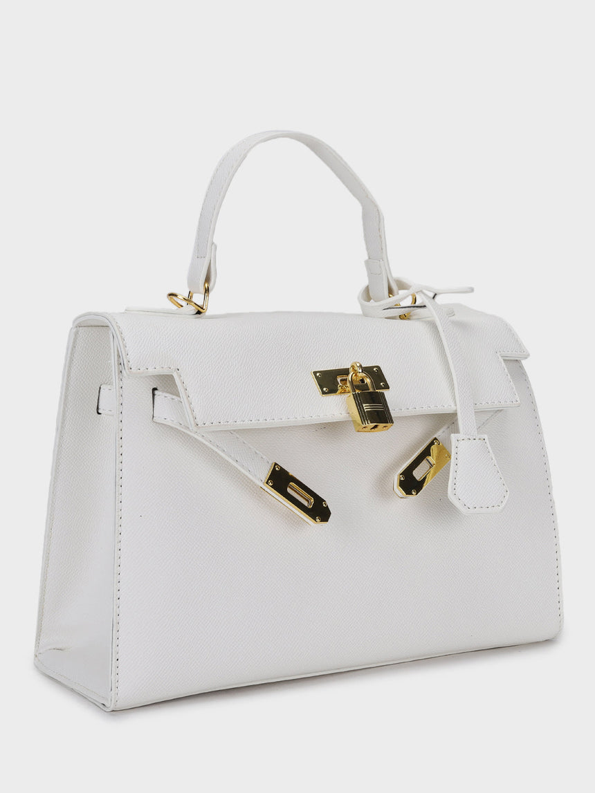 Sharon White Birk Handbag