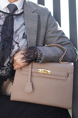 Sharon Khaki Birk Handbag