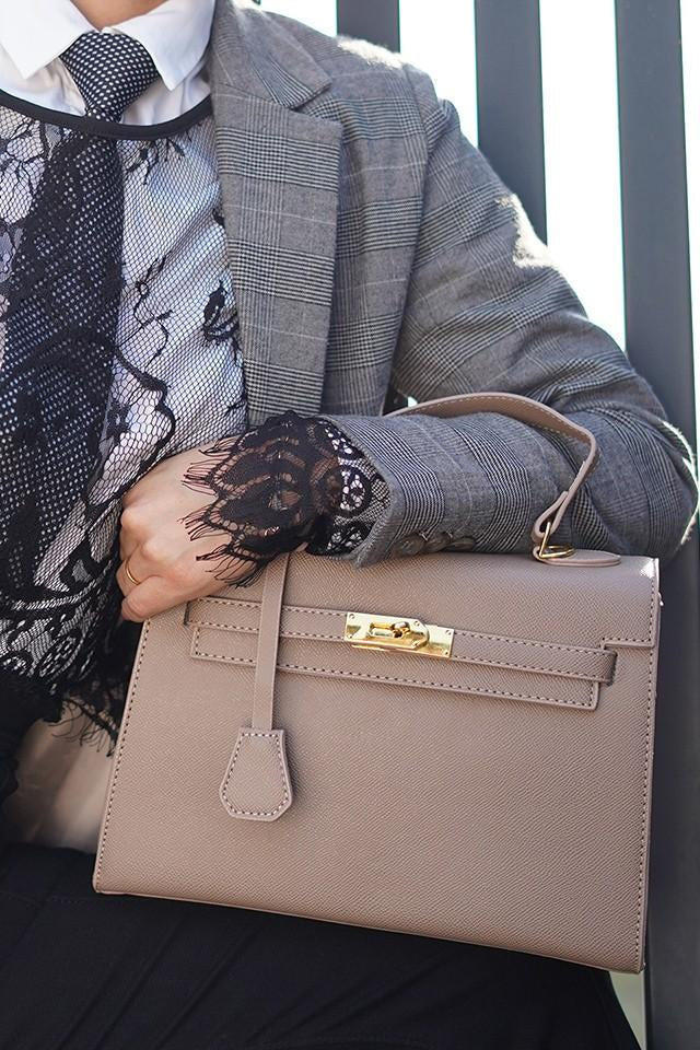 Sharon Khaki Birk Handbag