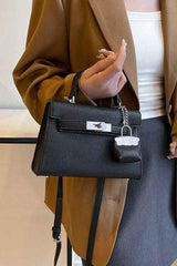 Luna Black Birk Sling Bag With Charm