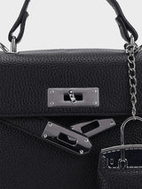 Luna Black Birk Sling Bag With Charm