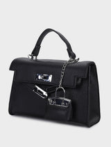 Luna Black Birk Sling Bag With Charm