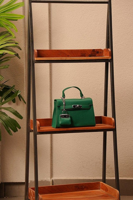 Luna Green Birk Sling Bag With Charm