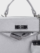 Luna Silver Birk Sling Bag With Charm