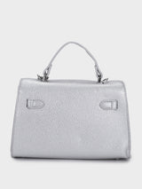 Luna Silver Birk Sling Bag With Charm