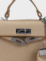 Luna Golden Birk Sling Bag With Charm