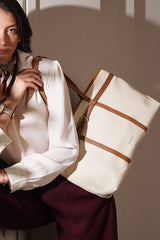 Carmen White Totebag