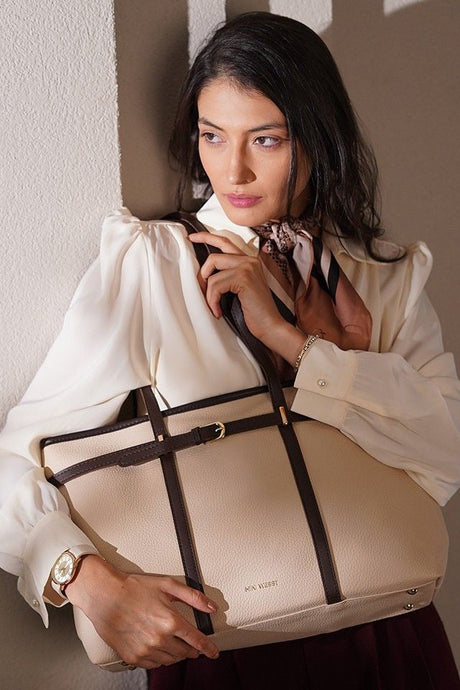Carmen Beige Totebag