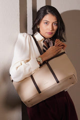 Carmen Beige Totebag