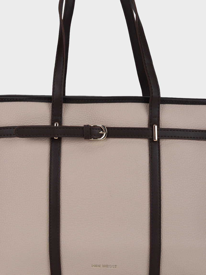 Carmen Beige Totebag