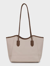 Mw Teds Off-White Tote Bag With Charm