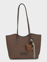 Mw Teds Beige Tote Bag With Charm