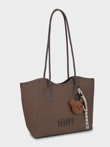 Mw Teds Beige Tote Bag With Charm