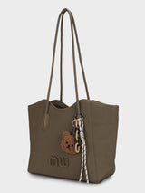 Mw Teds Green Tote Bag With Charm