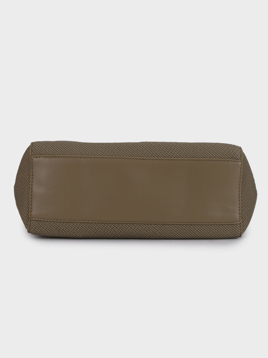 Mw Teds Green Tote Bag With Charm