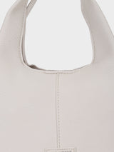 Hilary White Bucket Sling Bag