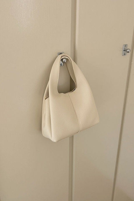 Hilary White Bucket Sling Bag