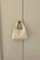 Hilary White Bucket Sling Bag